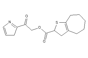 3,4,5,6,7,8-hexahydro-2H-cyclohepta[b]thiophene-2-carboxylic Acid [2-keto-2-(3H-pyrrol-2-yl)ethyl] Ester