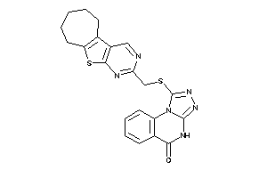 Image of 1-(BLAHylmethylthio)-4H-[1,2,4]triazolo[4,3-a]quinazolin-5-one