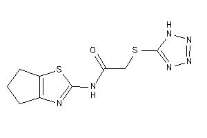 N-(5,6-dihydro-4H-cyclopenta[d]thiazol-2-yl)-2-(1H-tetrazol-5-ylthio)acetamide