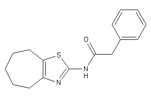 2-phenyl-N-(5,6,7,8-tetrahydro-4H-cyclohepta[d]thiazol-2-yl)acetamide