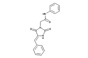 2-(4-benzal-2,5-diketo-imidazolidin-1-yl)-N-phenyl-acetamide