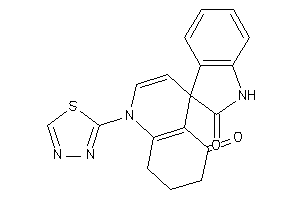 Image of 1-(1,3,4-thiadiazol-2-yl)spiro[7,8-dihydro-6H-quinoline-4,3'-indoline]-2',5-quinone