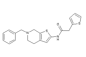 N-(6-benzyl-5,7-dihydro-4H-thieno[2,3-c]pyridin-2-yl)-2-(2-thienyl)acetamide