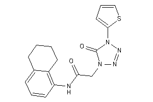 2-[5-keto-4-(2-thienyl)tetrazol-1-yl]-N-tetralin-5-yl-acetamide