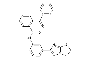 Image of 2-benzoyl-N-[3-(2,3-dihydroimidazo[2,1-b]thiazol-6-yl)phenyl]benzamide