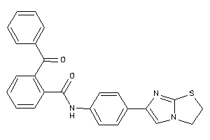 Image of 2-benzoyl-N-[4-(2,3-dihydroimidazo[2,1-b]thiazol-6-yl)phenyl]benzamide