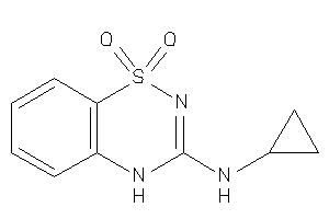 Cyclopropyl-(1,1-diketo-4H-benzo[e][1,2,4]thiadiazin-3-yl)amine