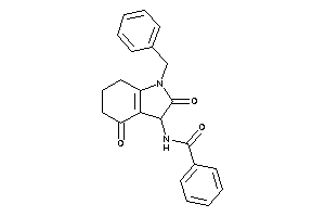 Image of N-(1-benzyl-2,4-diketo-3,5,6,7-tetrahydroindol-3-yl)benzamide