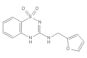 Image of (1,1-diketo-4H-benzo[e][1,2,4]thiadiazin-3-yl)-(2-furfuryl)amine