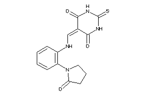 5-[[2-(2-ketopyrrolidino)anilino]methylene]-2-thioxo-hexahydropyrimidine-4,6-quinone