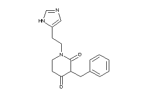 3-benzyl-1-[2-(1H-imidazol-5-yl)ethyl]piperidine-2,4-quinone