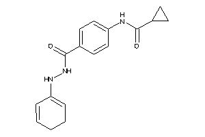 N-[4-[(cyclohexa-1,5-dien-1-ylamino)carbamoyl]phenyl]cyclopropanecarboxamide