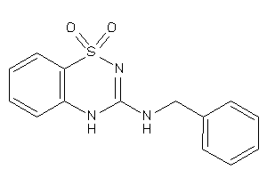 Image of Benzyl-(1,1-diketo-4H-benzo[e][1,2,4]thiadiazin-3-yl)amine