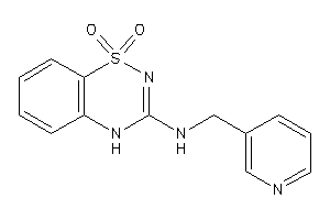 (1,1-diketo-4H-benzo[e][1,2,4]thiadiazin-3-yl)-(3-pyridylmethyl)amine