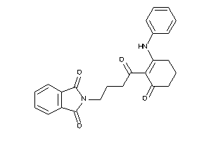 2-[4-(2-anilino-6-keto-cyclohexen-1-yl)-4-keto-butyl]isoindoline-1,3-quinone