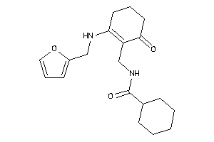 Image of N-[[2-(2-furfurylamino)-6-keto-cyclohexen-1-yl]methyl]cyclohexanecarboxamide