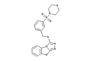 4-[3-[([1,2,4]triazolo[3,4-b][1,3]benzothiazol-1-ylthio)methyl]phenyl]sulfonylmorpholine