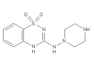 Image of (1,1-diketo-4H-benzo[e][1,2,4]thiadiazin-3-yl)-piperazino-amine