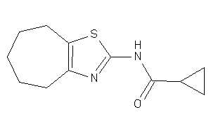 N-(5,6,7,8-tetrahydro-4H-cyclohepta[d]thiazol-2-yl)cyclopropanecarboxamide