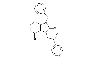 N-(1-benzyl-2,4-diketo-3,5,6,7-tetrahydroindol-3-yl)isonicotinamide