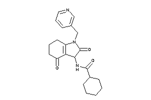 N-[2,4-diketo-1-(3-pyridylmethyl)-3,5,6,7-tetrahydroindol-3-yl]cyclohexanecarboxamide