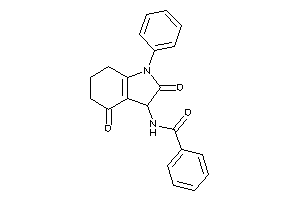 Image of N-(2,4-diketo-1-phenyl-3,5,6,7-tetrahydroindol-3-yl)benzamide