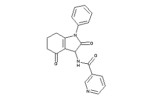 Image of N-(2,4-diketo-1-phenyl-3,5,6,7-tetrahydroindol-3-yl)nicotinamide