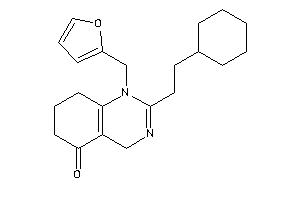 Image of 2-(2-cyclohexylethyl)-1-(2-furfuryl)-4,6,7,8-tetrahydroquinazolin-5-one