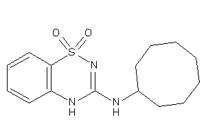 Cyclooctyl-(1,1-diketo-4H-benzo[e][1,2,4]thiadiazin-3-yl)amine