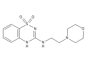 Image of (1,1-diketo-4H-benzo[e][1,2,4]thiadiazin-3-yl)-(2-morpholinoethyl)amine