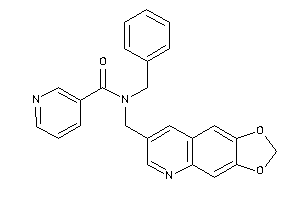 N-benzyl-N-([1,3]dioxolo[4,5-g]quinolin-7-ylmethyl)nicotinamide