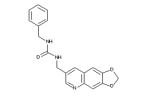 Image of 1-benzyl-3-([1,3]dioxolo[4,5-g]quinolin-7-ylmethyl)urea