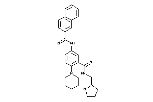 Image of N-[4-piperidino-3-(tetrahydrofurfurylcarbamoyl)phenyl]-2-naphthamide