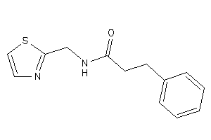3-phenyl-N-(thiazol-2-ylmethyl)propionamide