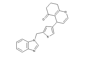 4-[5-(benzimidazol-1-ylmethyl)-3-thienyl]-4,6,7,8-tetrahydrochromen-5-one