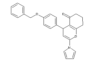 4-(4-benzoxyphenyl)-2-pyrrol-1-yl-4,6,7,8-tetrahydrochromen-5-one