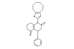 Image of 1-(4,5,6,7,8,9-hexahydrocycloocta[b]thiophen-2-yl)-4-phenyl-4,6,7,8-tetrahydro-3H-quinoline-2,5-quinone