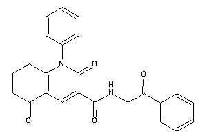 2,5-diketo-N-phenacyl-1-phenyl-7,8-dihydro-6H-quinoline-3-carboxamide