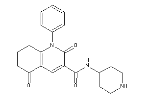 2,5-diketo-1-phenyl-N-(4-piperidyl)-7,8-dihydro-6H-quinoline-3-carboxamide