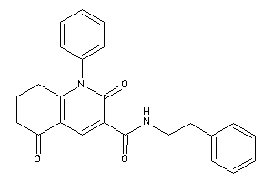 2,5-diketo-N-phenethyl-1-phenyl-7,8-dihydro-6H-quinoline-3-carboxamide