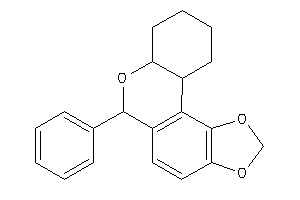 6-phenyl-7a,8,9,10,11,11a-hexahydro-6H-[1,3]benzodioxolo[5,4-c]chromene