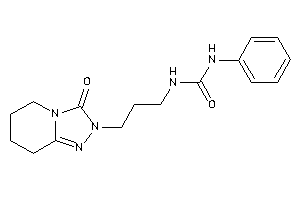 1-[3-(3-keto-5,6,7,8-tetrahydro-[1,2,4]triazolo[4,3-a]pyridin-2-yl)propyl]-3-phenyl-urea