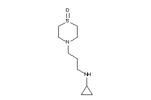 Image of Cyclopropyl-[3-(1-keto-1,4-thiazinan-4-yl)propyl]amine
