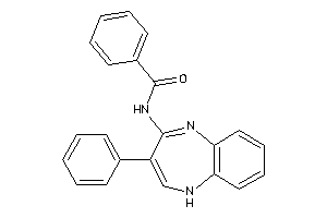 Image of N-(3-phenyl-1H-1,5-benzodiazepin-4-yl)benzamide