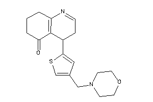 4-[4-(morpholinomethyl)-2-thienyl]-4,6,7,8-tetrahydro-3H-quinolin-5-one