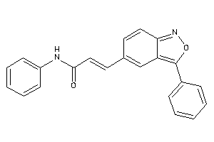 N-phenyl-3-(3-phenylanthranil-5-yl)acrylamide