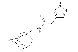 Image of N-(1-adamantylmethyl)-2-(1H-pyrazol-4-yl)acetamide