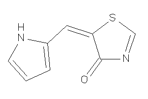 Image of 5-(1H-pyrrol-2-ylmethylene)-2-thiazolin-4-one