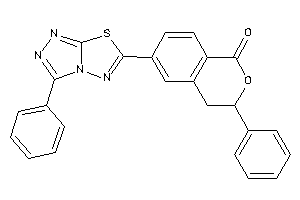 3-phenyl-6-(3-phenyl-[1,2,4]triazolo[3,4-b][1,3,4]thiadiazol-6-yl)isochroman-1-one