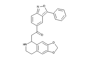 1-(3-phenylanthranil-5-yl)-2-(5,6,7,8-tetrahydro-[1,3]dioxolo[4,5-g]isoquinolin-5-yl)ethanone